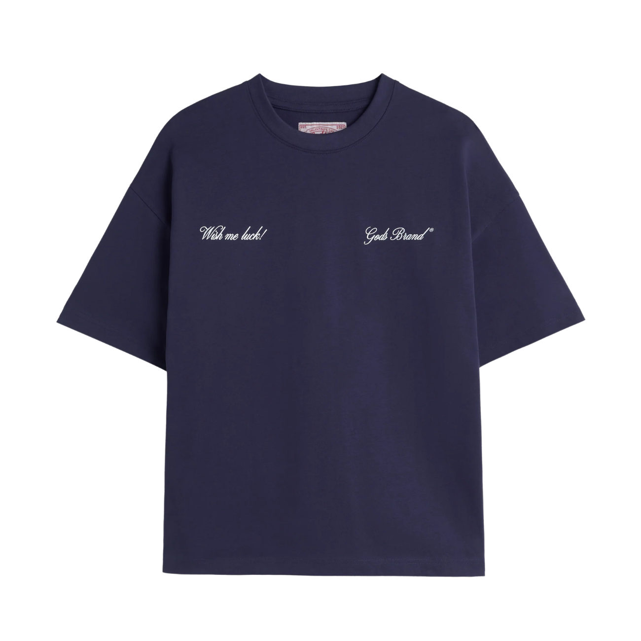 Polera Gods Brand Red Dice Navy