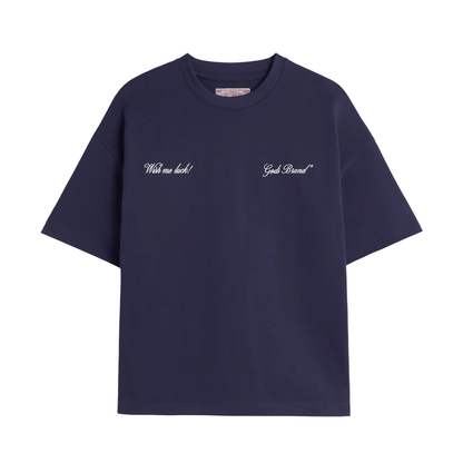 Polera Gods Brand Red Dice Navy