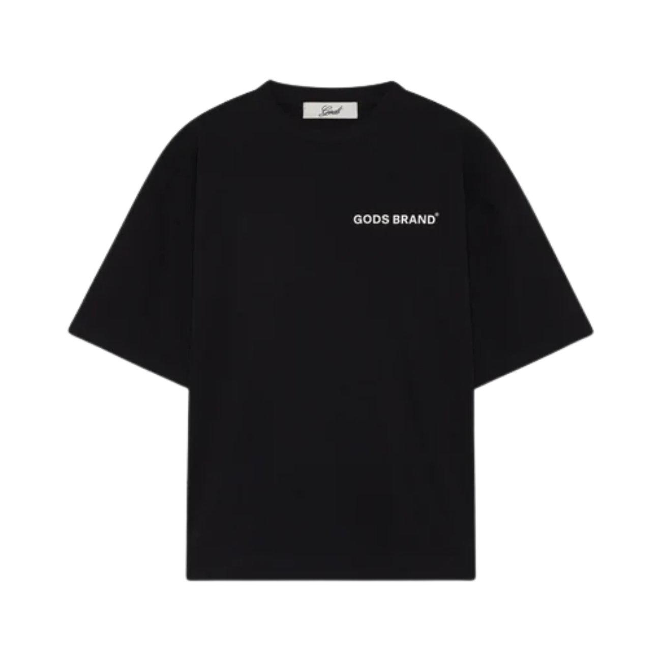 Polera Gods Brand Performance Boxy Black