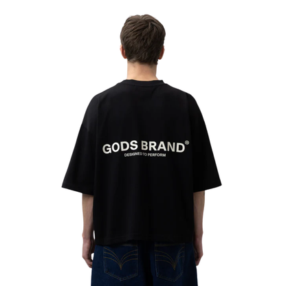 Polera Gods Brand Performance Boxy Black