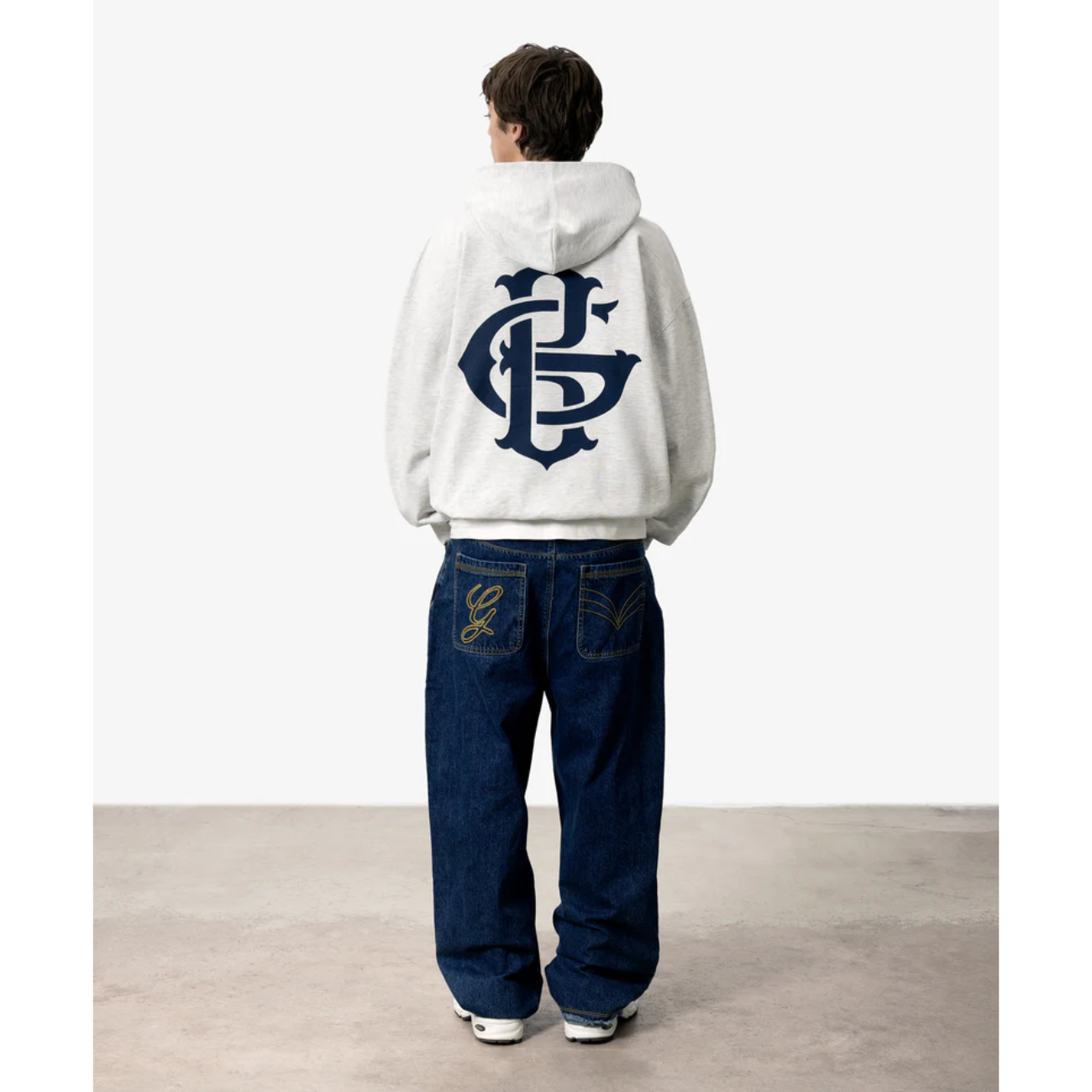 Poleron Gods Brand GB Logo Grey