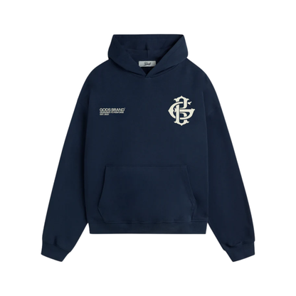 Poleron Gods Brand GB Logo Navy