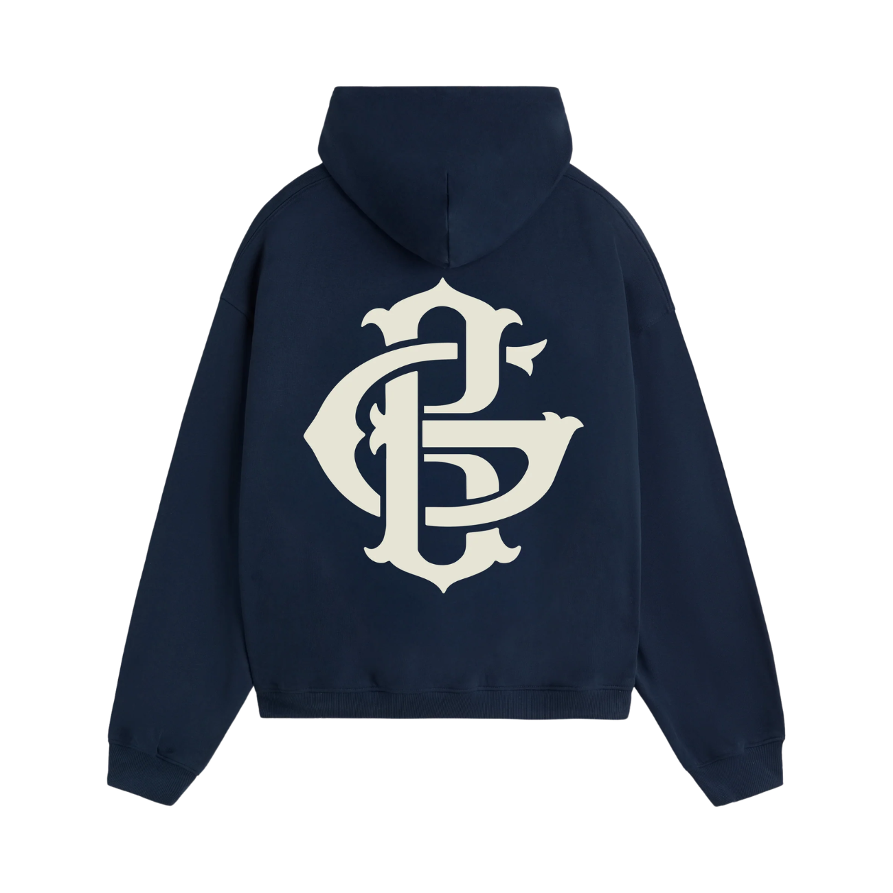 Poleron Gods Brand GB Logo Navy