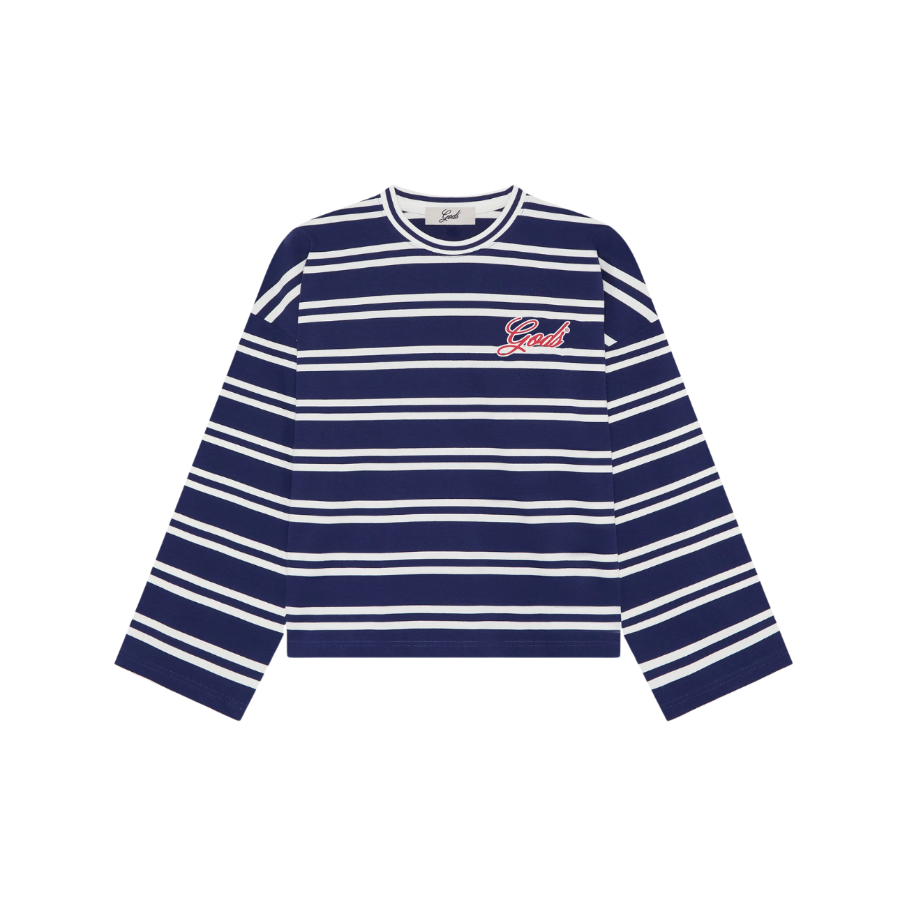 Polera Gods Brand Gods Star Striped LS Navy