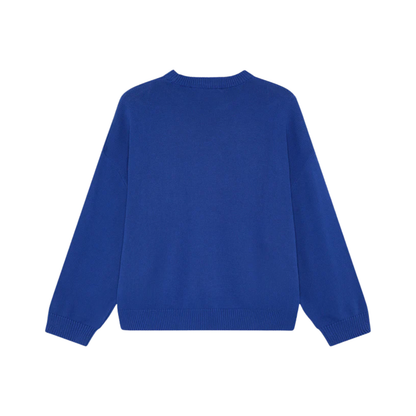 Sweater Fake Gods Knitted Blue