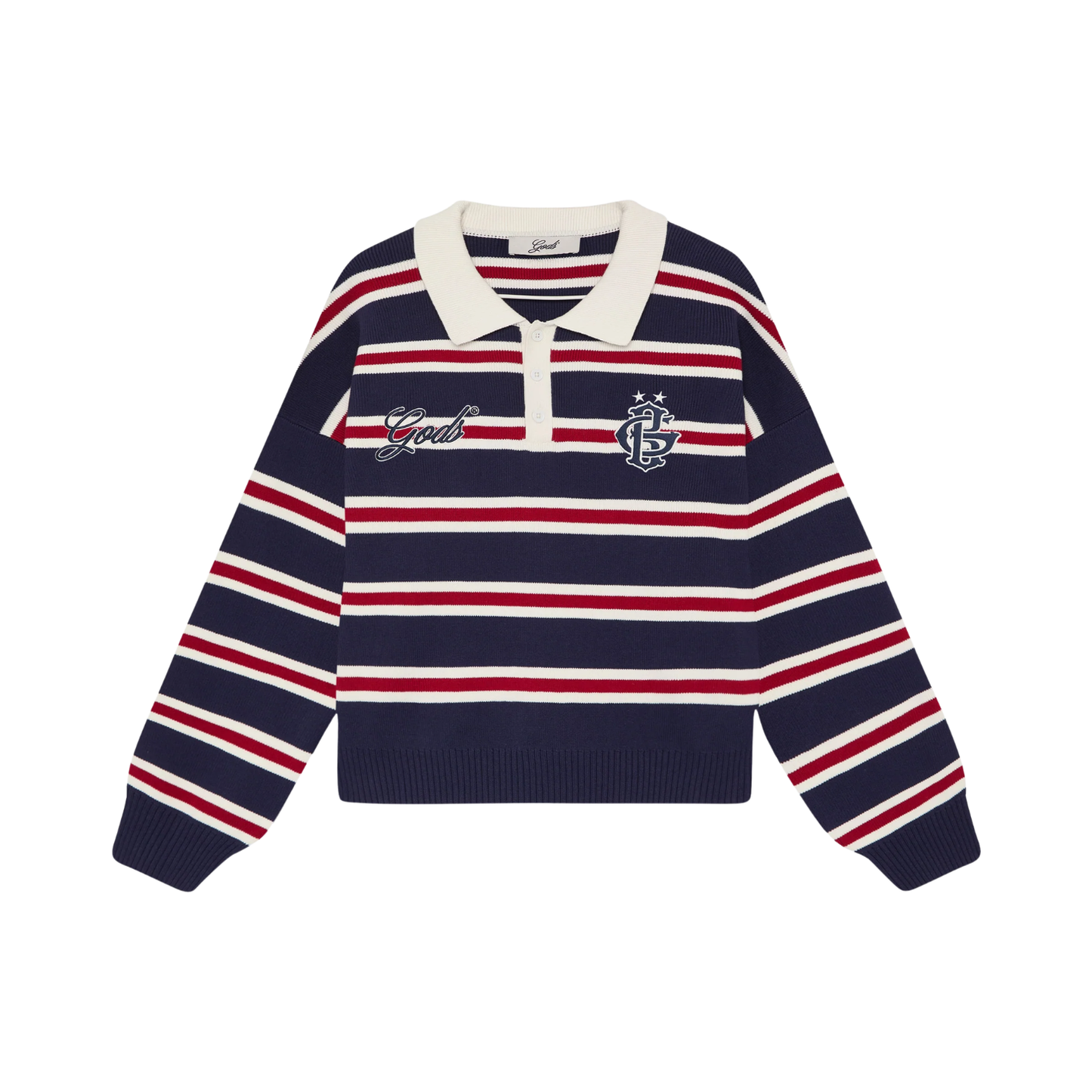 Sweater Gods Brand Star Striped Knitted