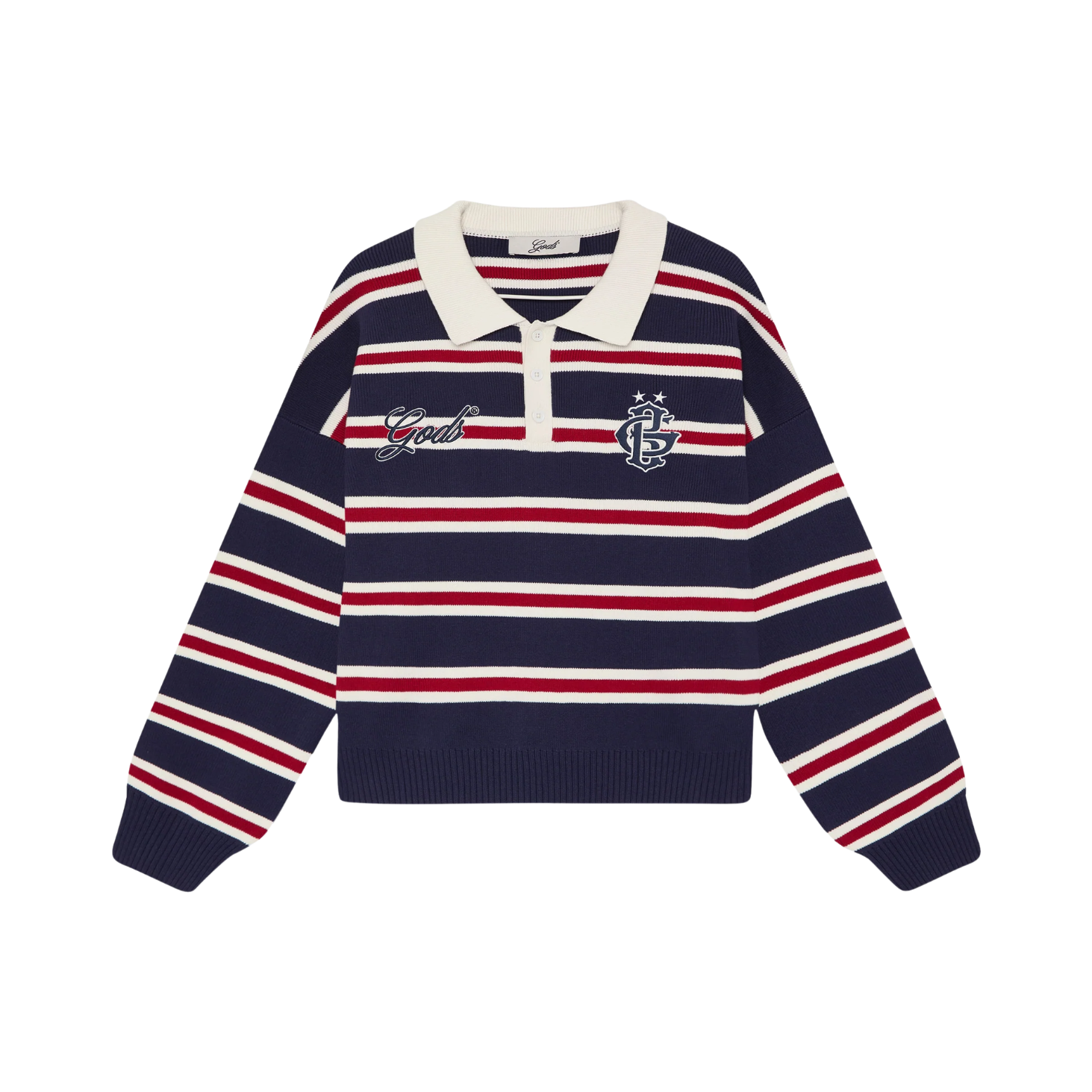 Sweater Gods Brand Star Striped Knitted