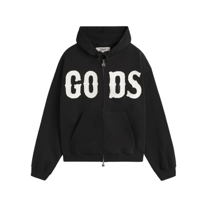 Poleron Gods Brand Zipper Black