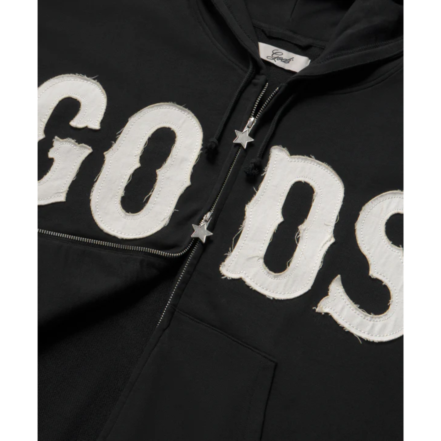 Poleron Gods Brand Zipper Black
