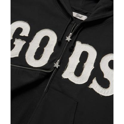 Poleron Gods Brand Zipper Black