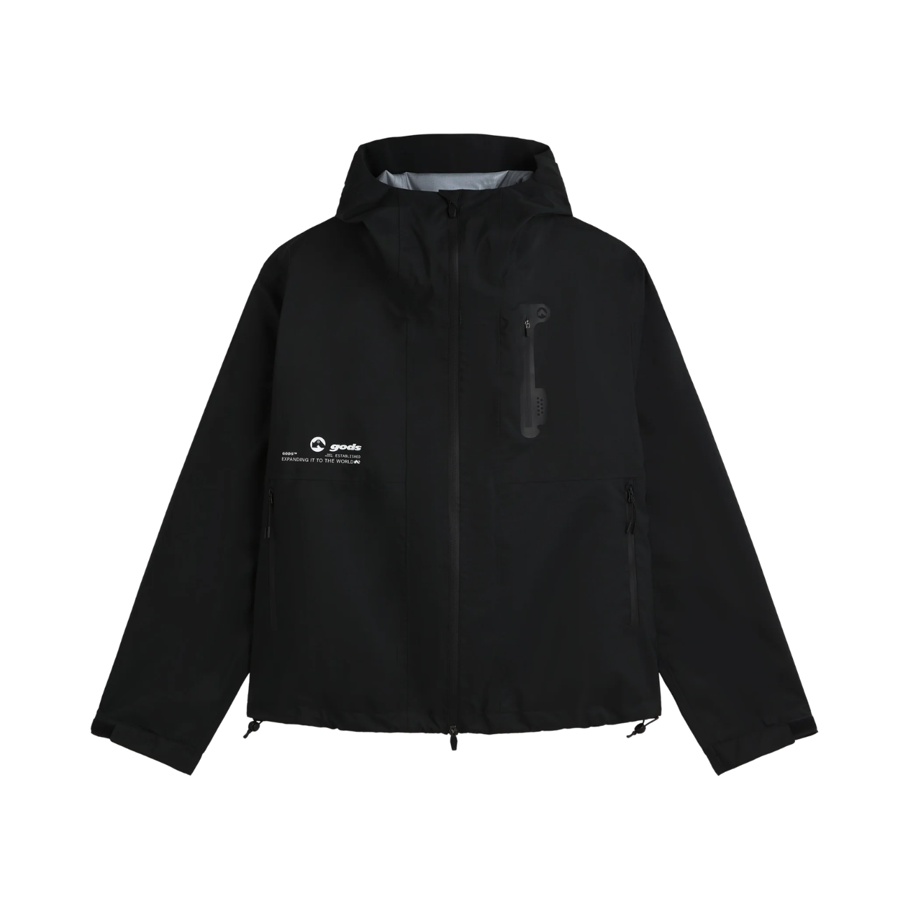 Chaqueta Gods Brand 3-Layer Black