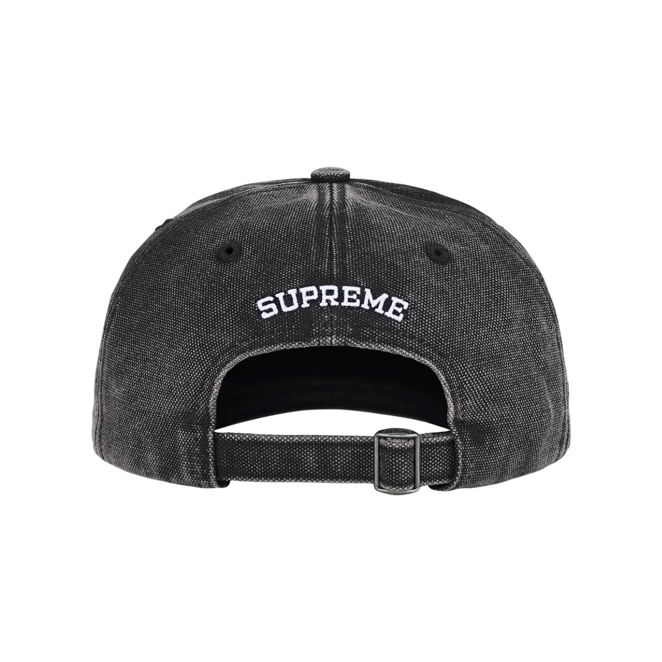 Gorro Supreme Pigment Coated S Logo 6-Panel Black