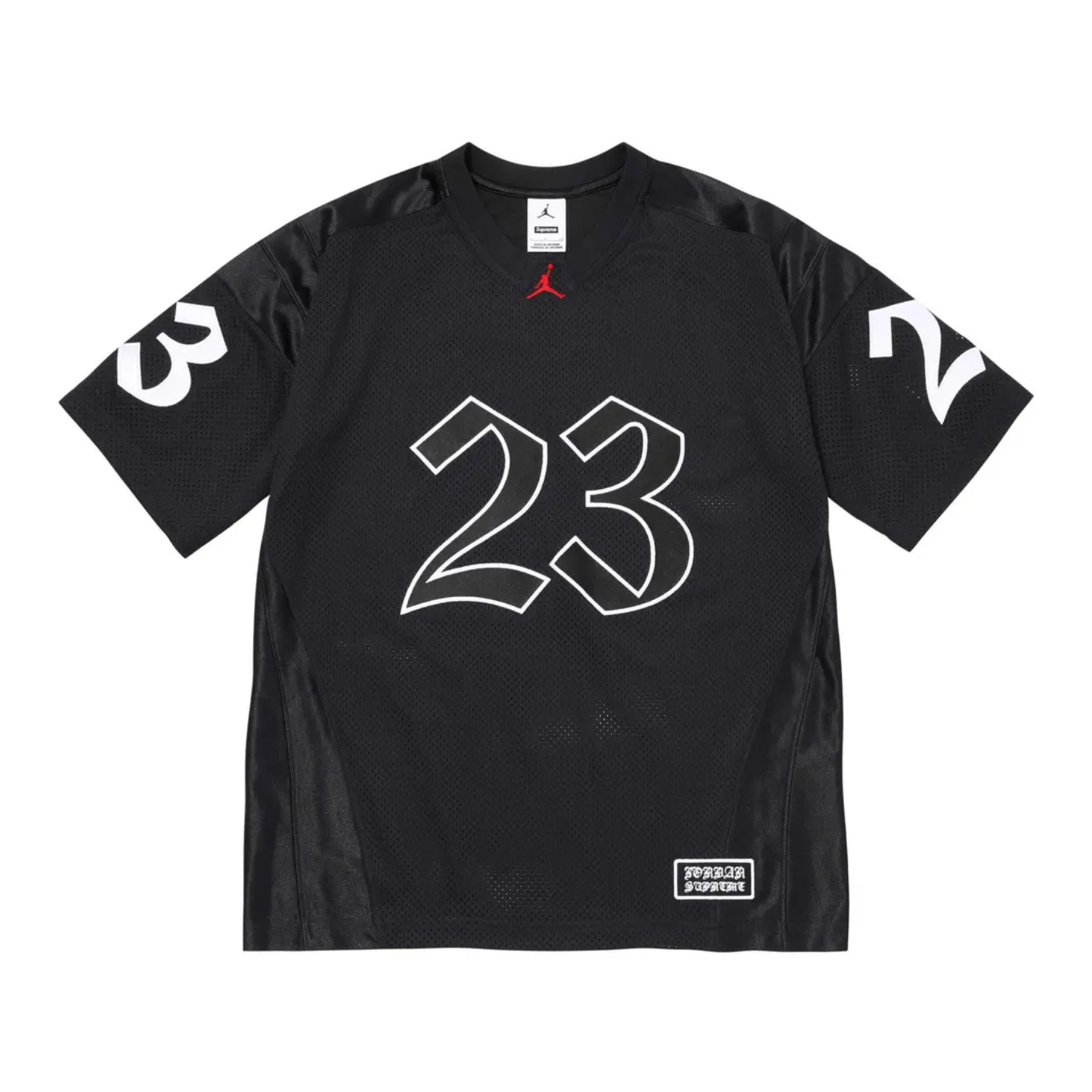 Polera Supreme x Jordan Warm Up Jersey Black