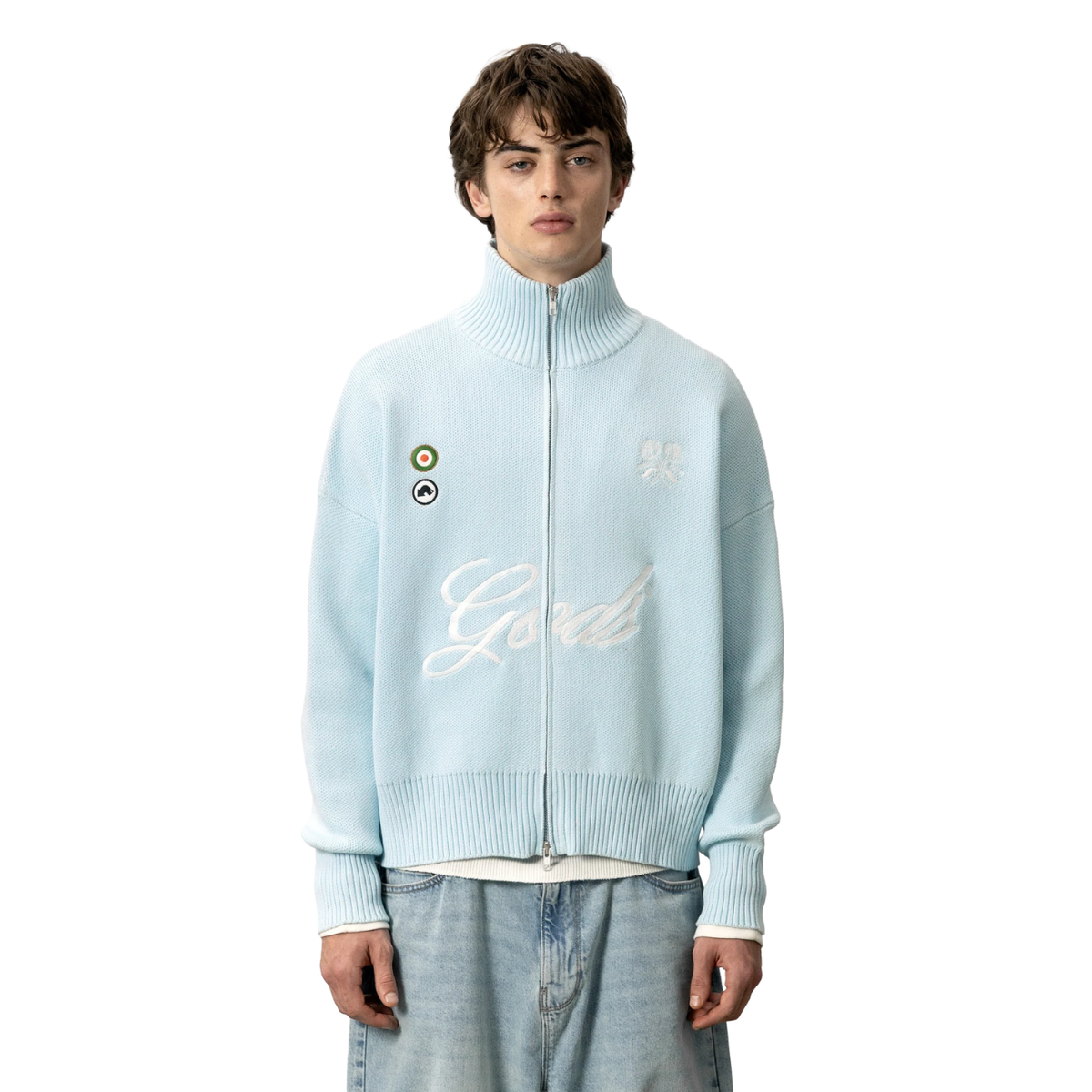 Sweater Gods Brand FC Zipper Blue