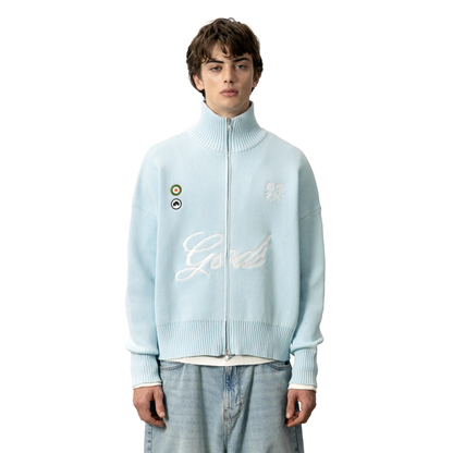 Sweater Gods Brand FC Zipper Blue