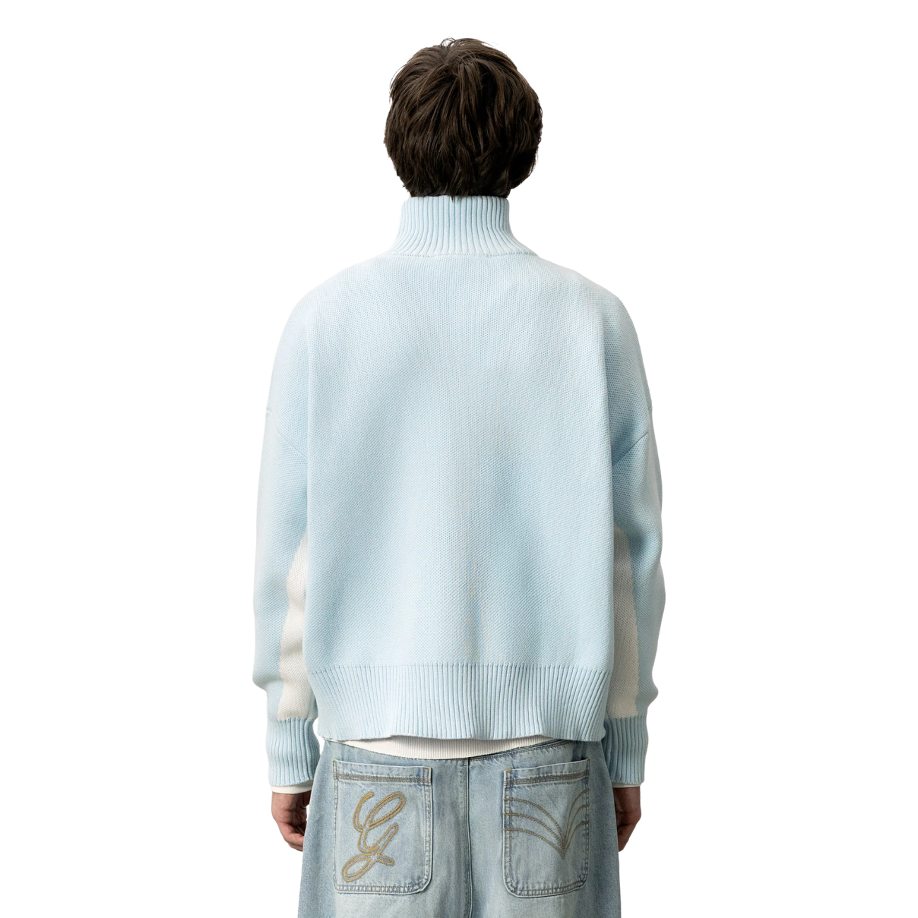 Sweater Gods Brand FC Zipper Blue