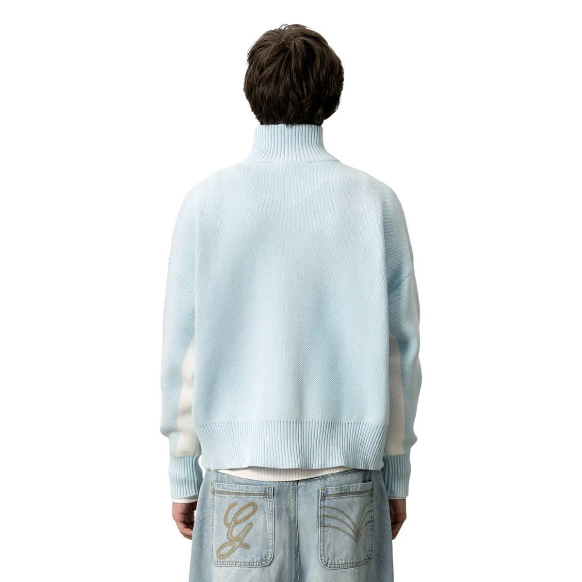 Sweater Gods Brand FC Zipper Blue