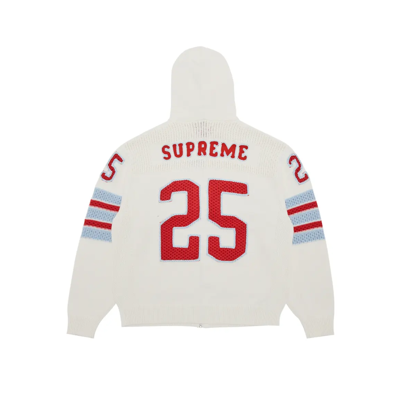 Sweater Supreme Sport Zip Up White SS25