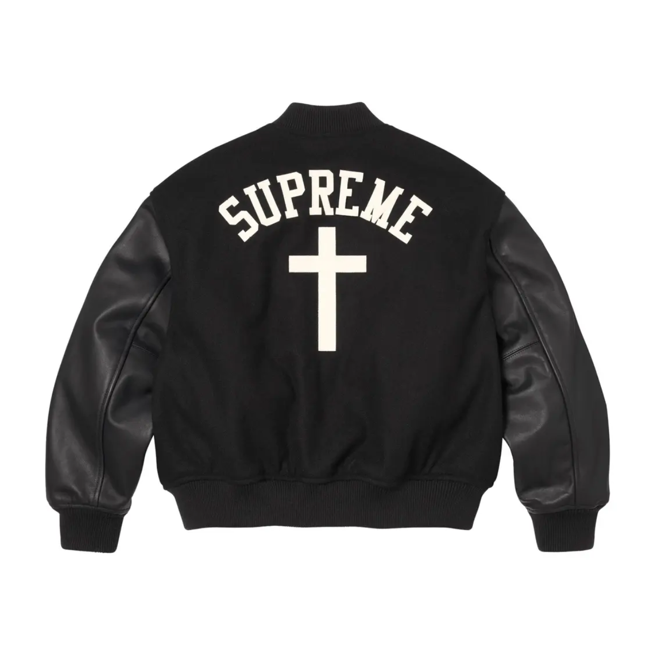 Chaqueta Supreme Cross Varsity Jacket Black