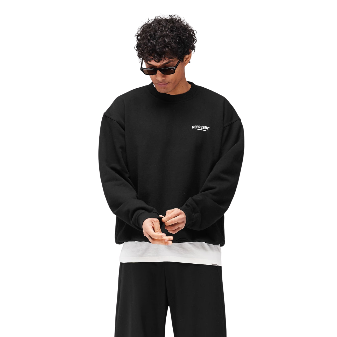 Poleron Represent Owners Club Crewneck Black