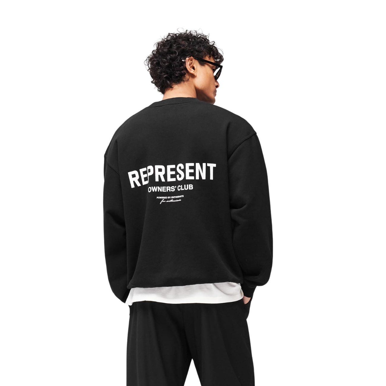 Poleron Represent Owners Club Crewneck Black