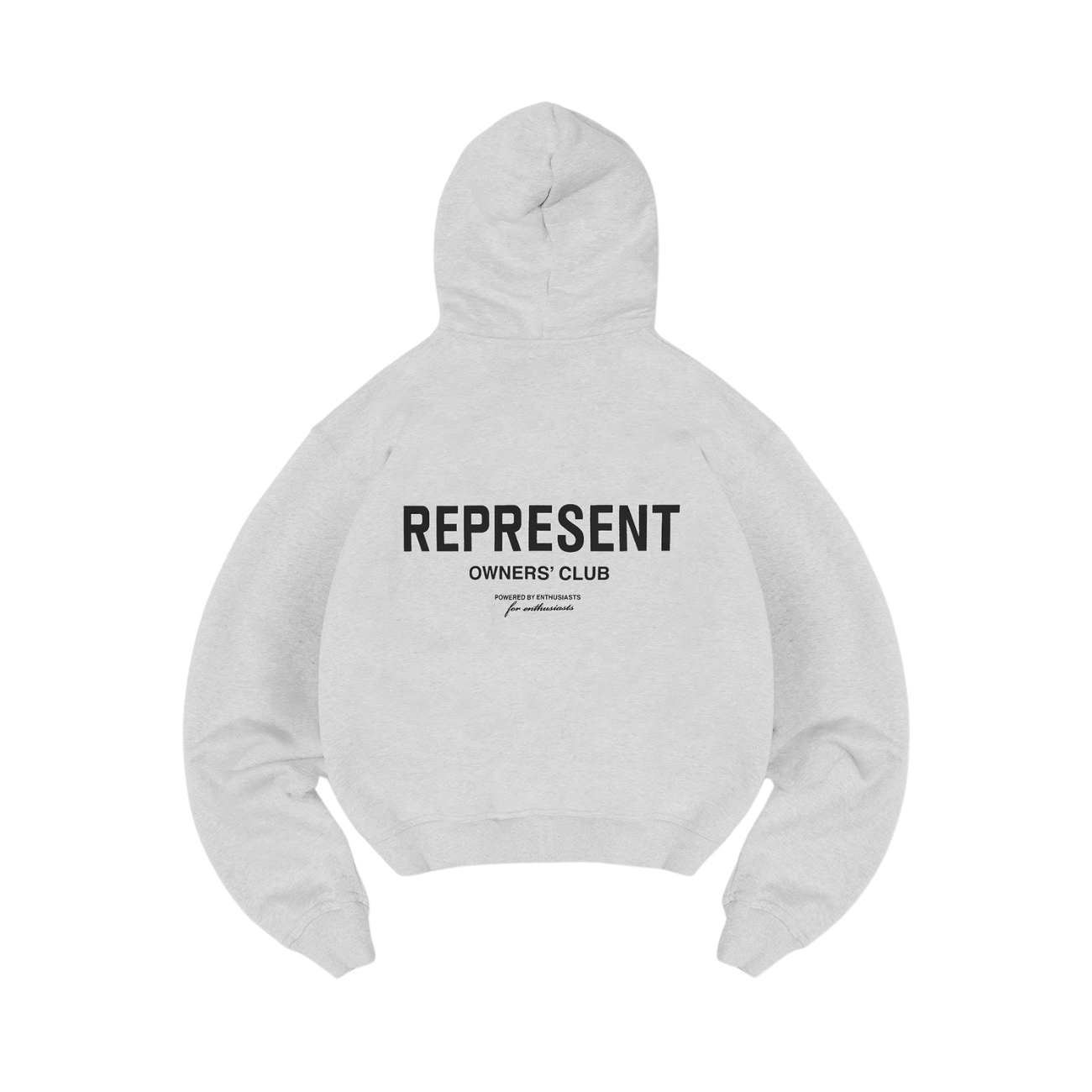 Poleron Represent Owners Club Zip Ash Grey