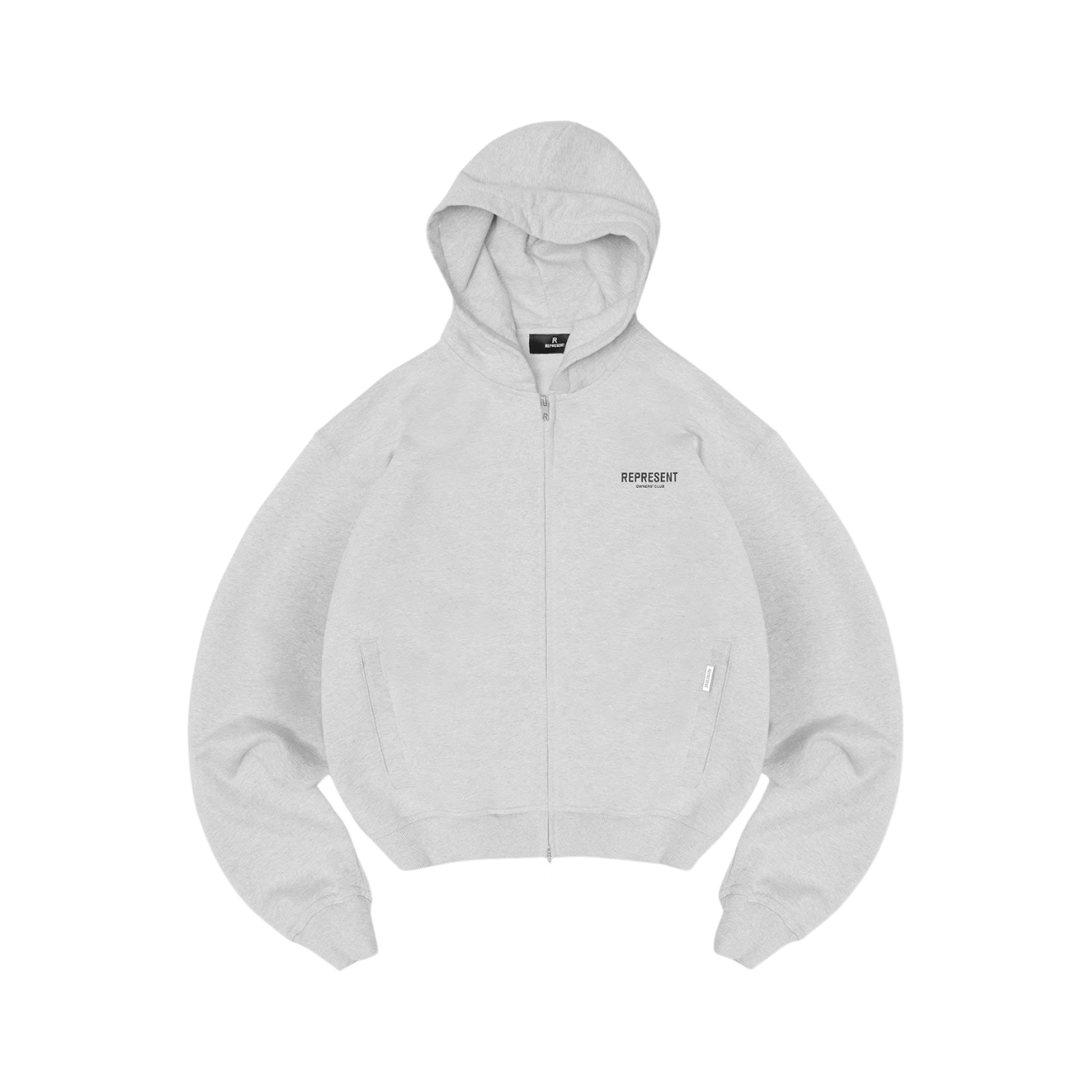 Poleron Represent Owners Club Zip Ash Grey
