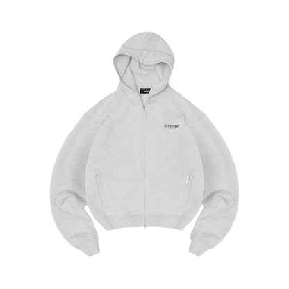 Poleron Represent Owners Club Zip Ash Grey
