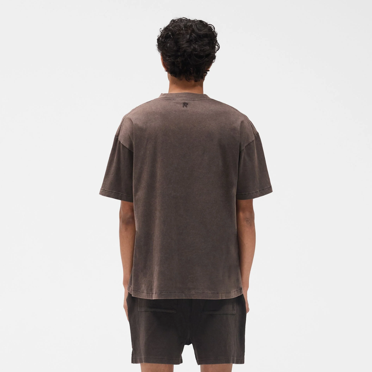 Polera Represent Initial Oversized Coffee