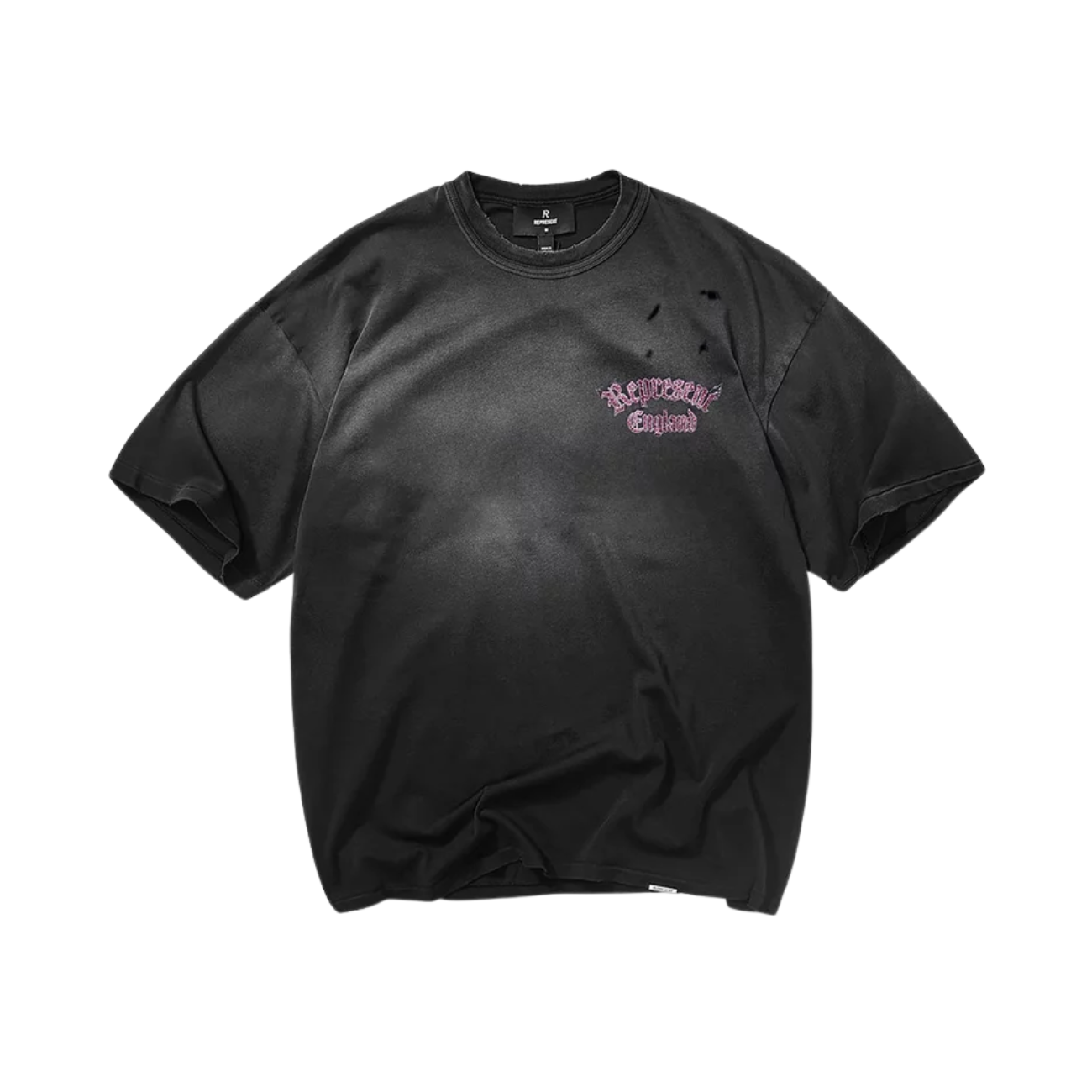Polera Represent Duality Washed Black