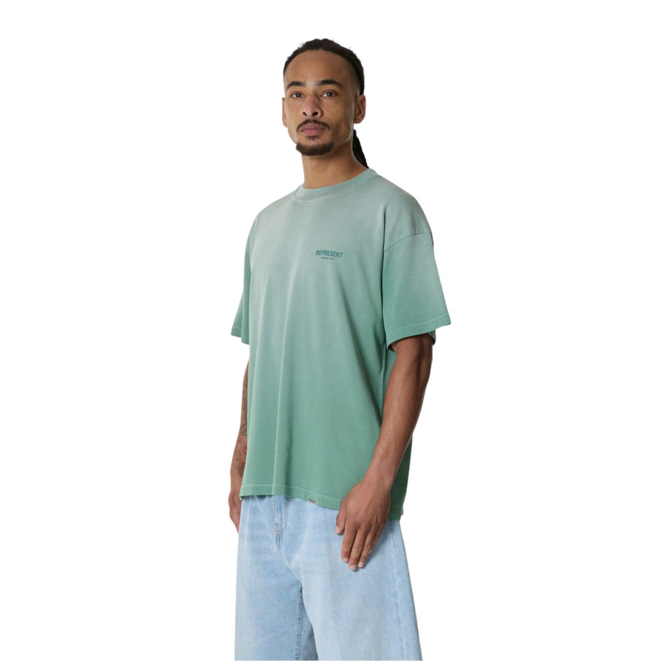 Polera Represent Owners Club Washed Aloe