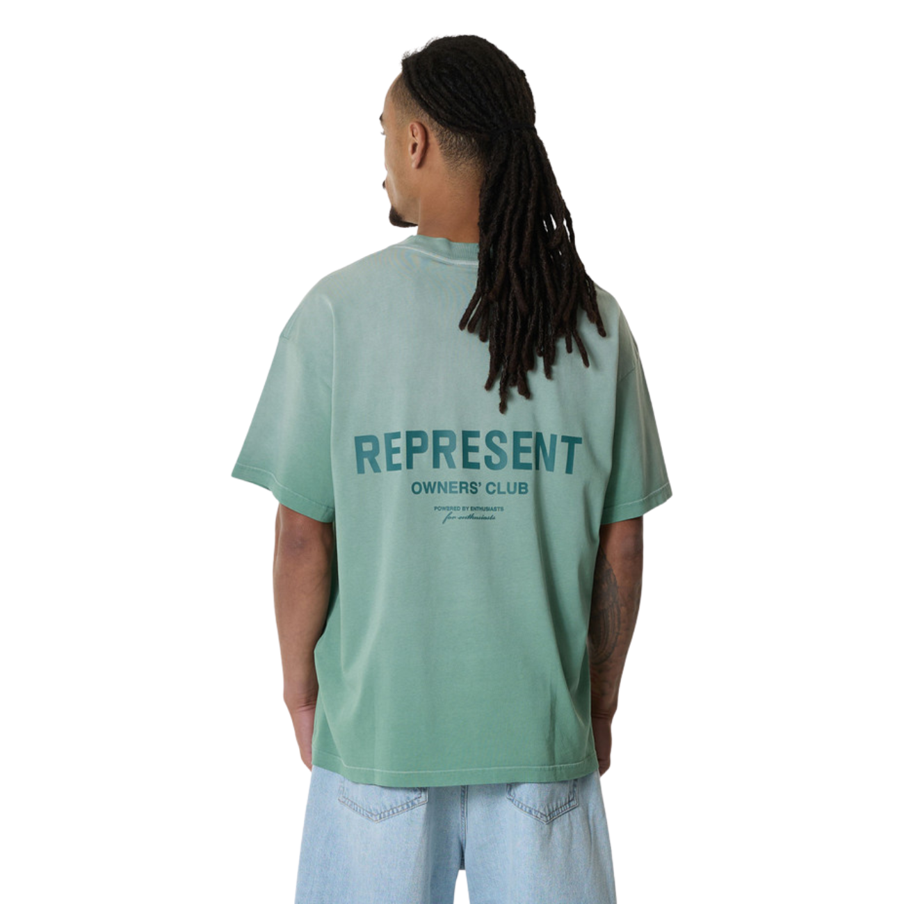 Polera Represent Owners Club Washed Aloe