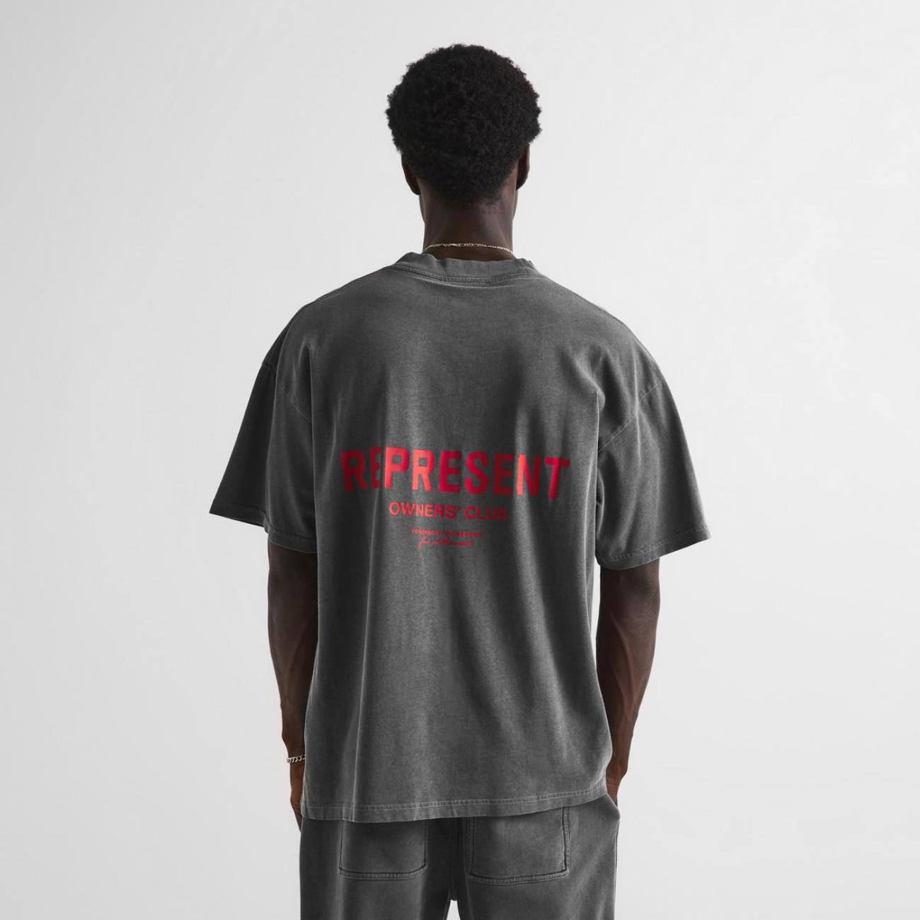 Polera Represent Owners Club Washed Black