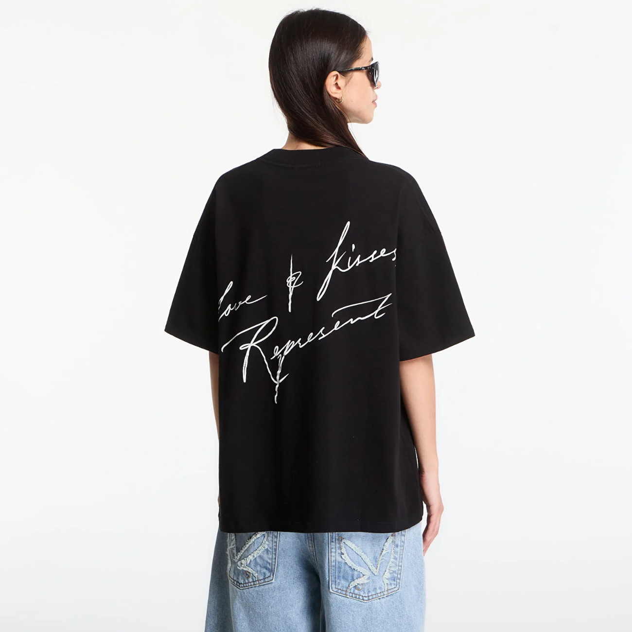 Polera Represent Love and Kisses Jet Black
