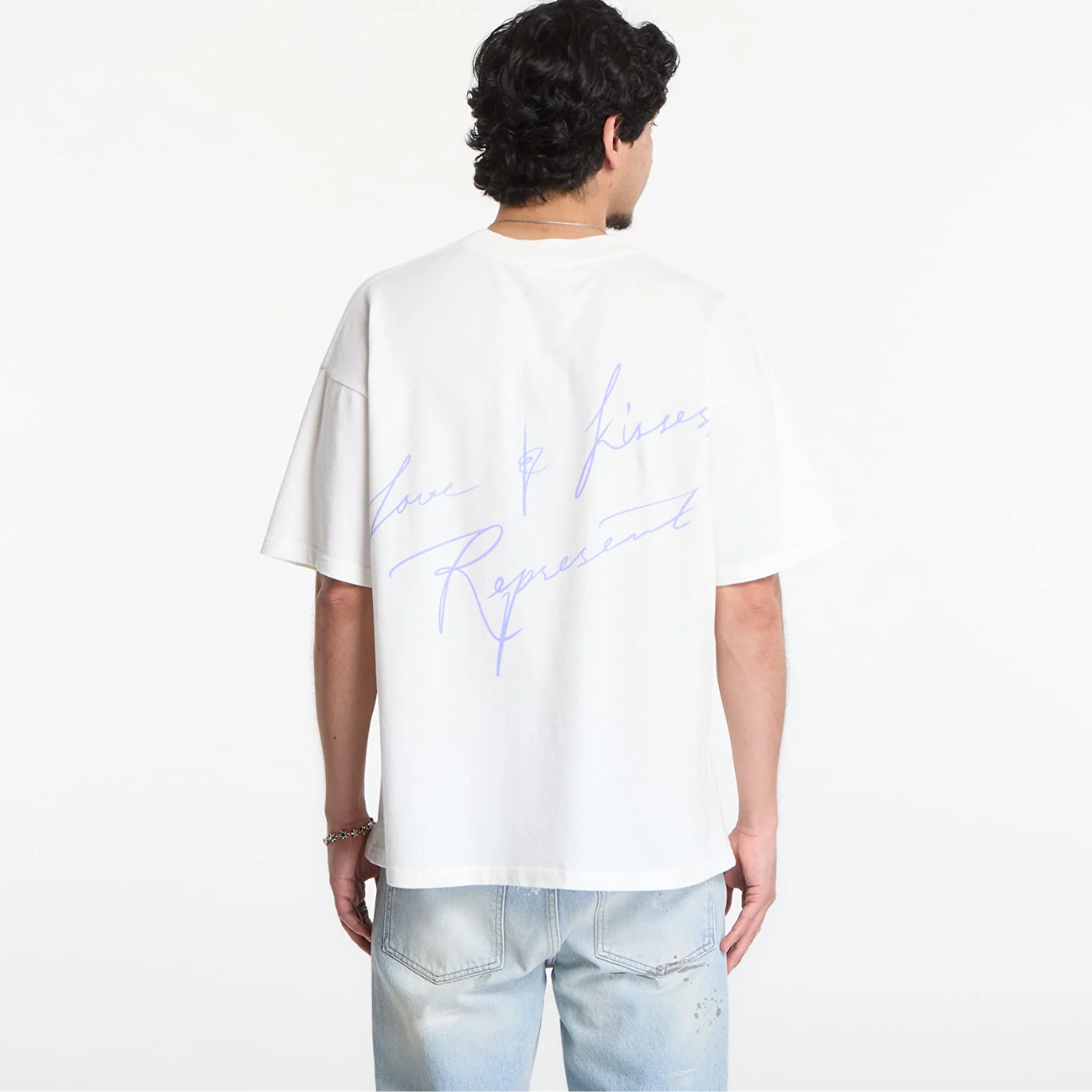 Polera Represent Love and Kisses Flat White
