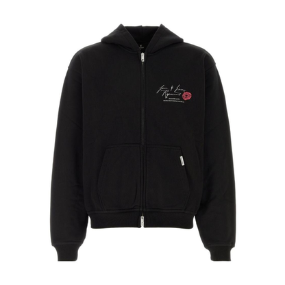 Poleron Represent Love and Kisses Zip Jet Black