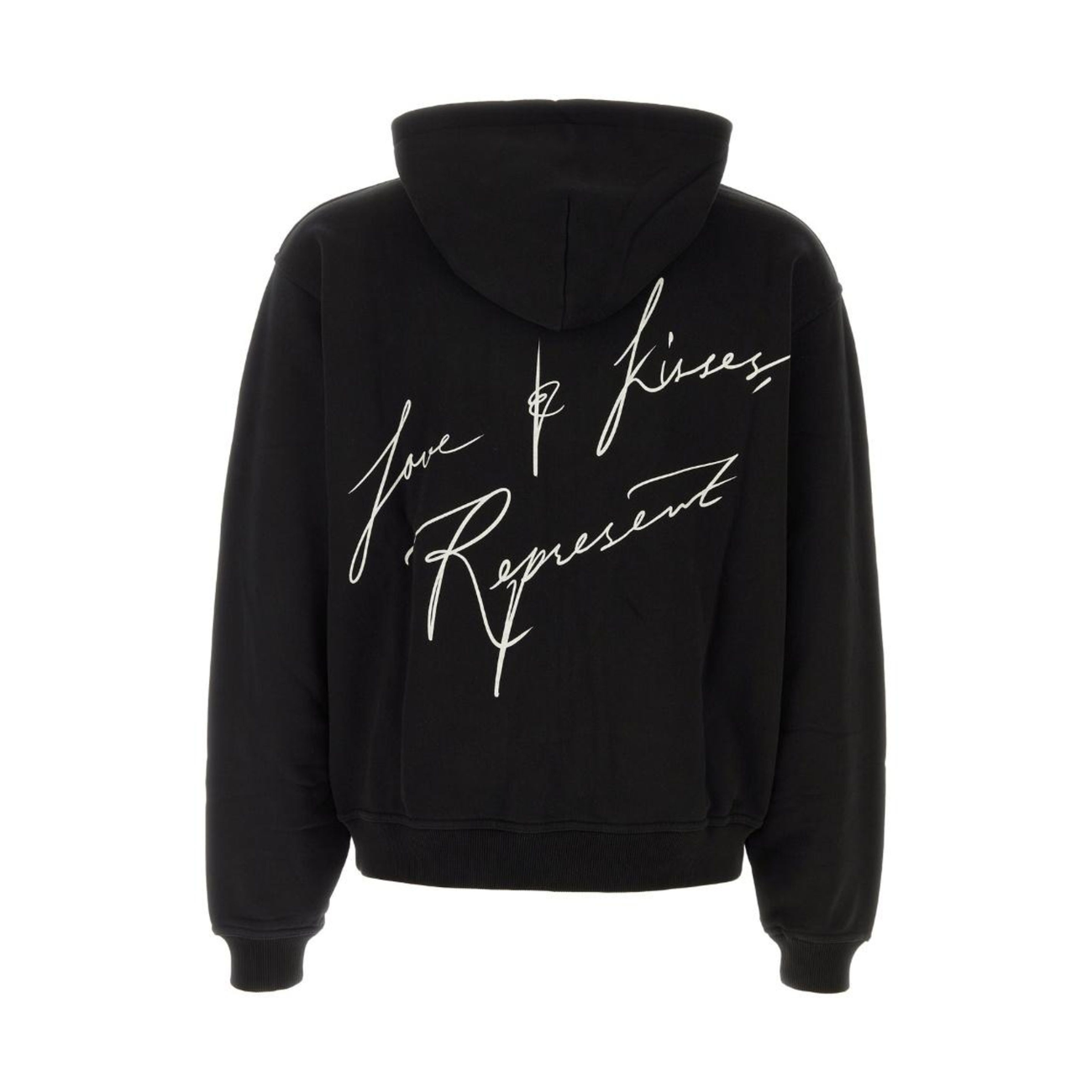 Poleron Represent Love and Kisses Zip Jet Black