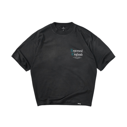 Polera Represent Private Members Stained Black