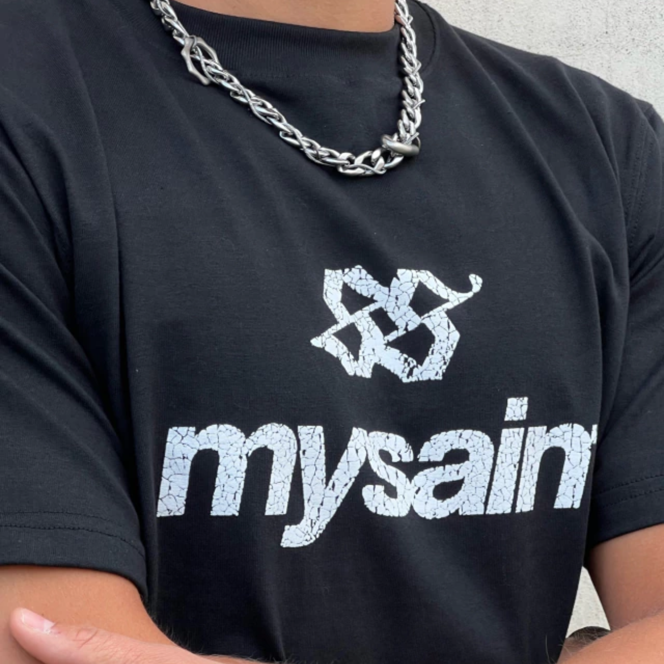 Polera MySaint Slim Negro