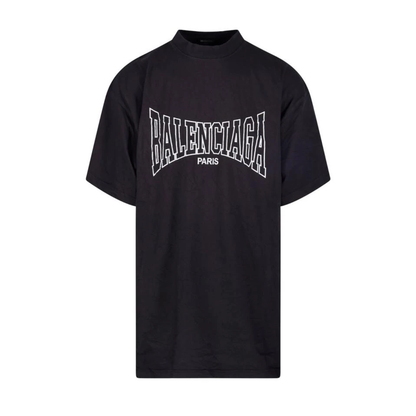 Polera Balenciaga Paris Logo Printed
