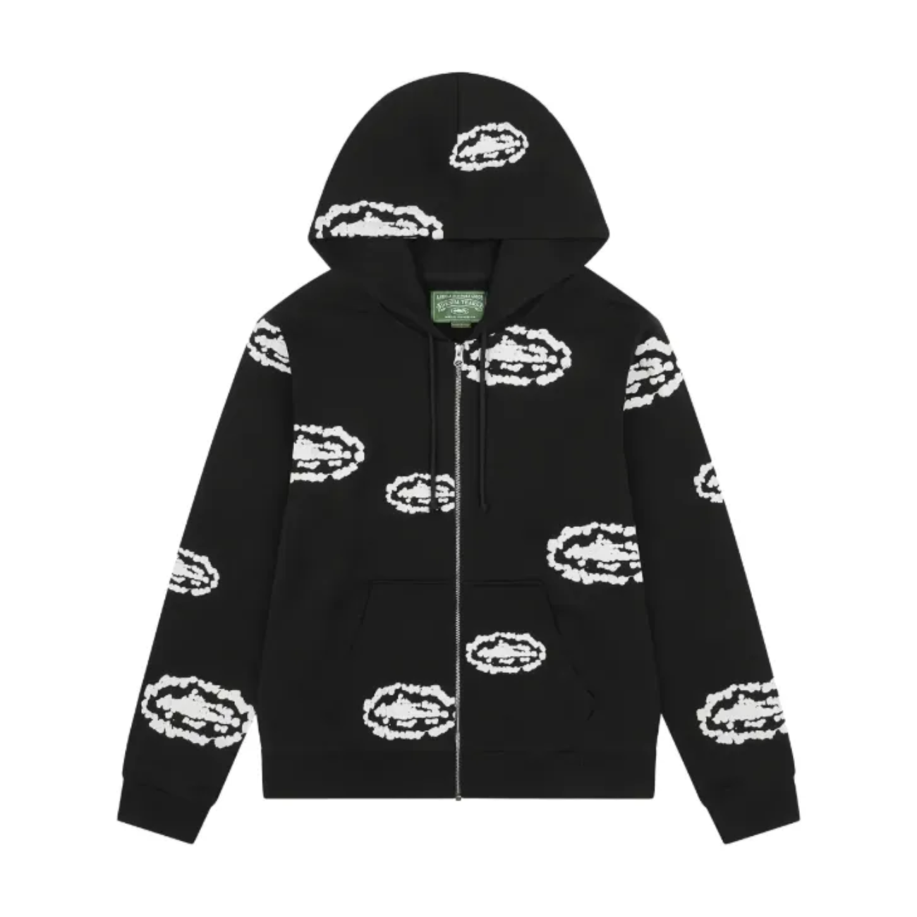 Poleron Corteiz x Denim Tears Zip Black FW25