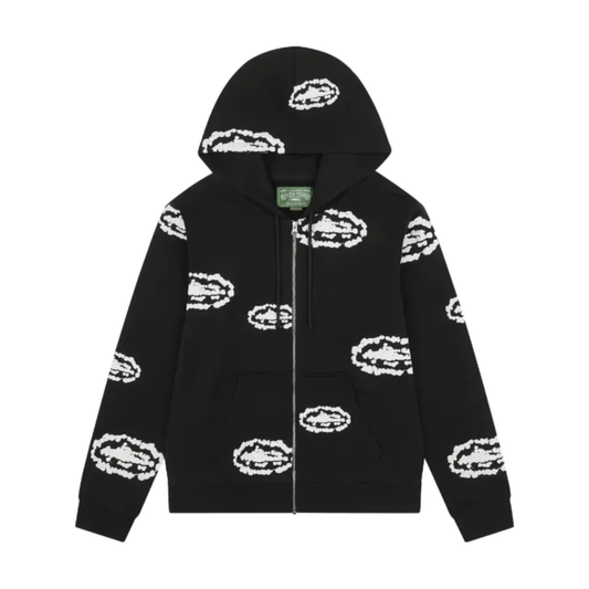 Poleron Corteiz x Denim Tears Zip Black FW25