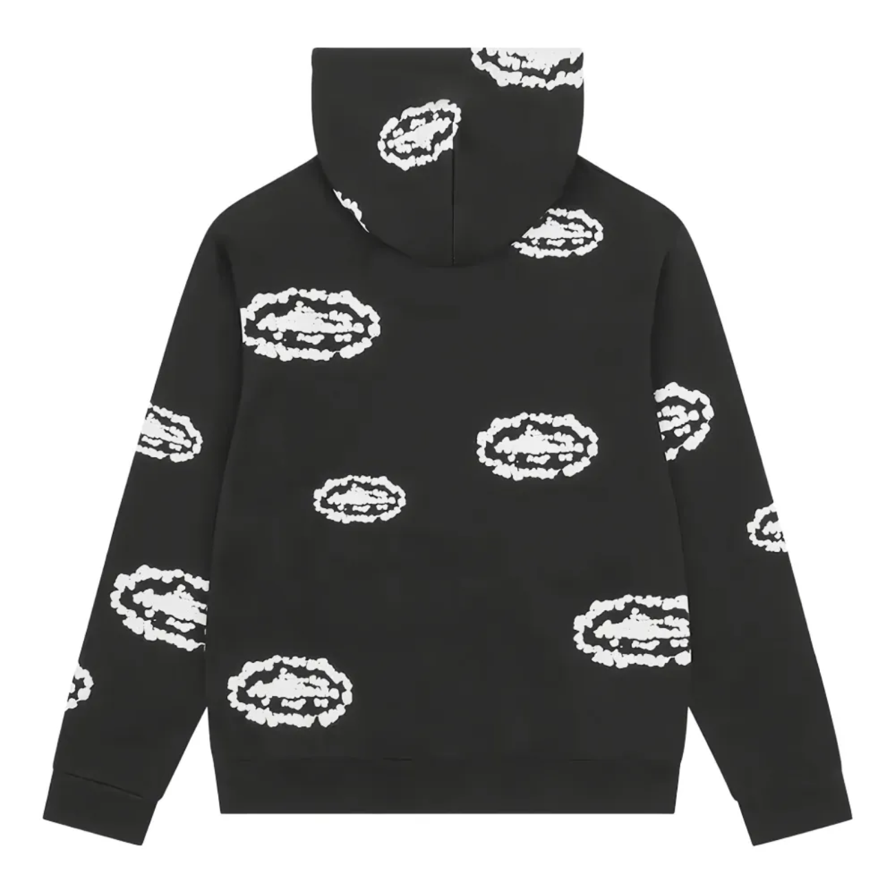 Poleron Corteiz x Denim Tears Zip Hoodie Black FW25