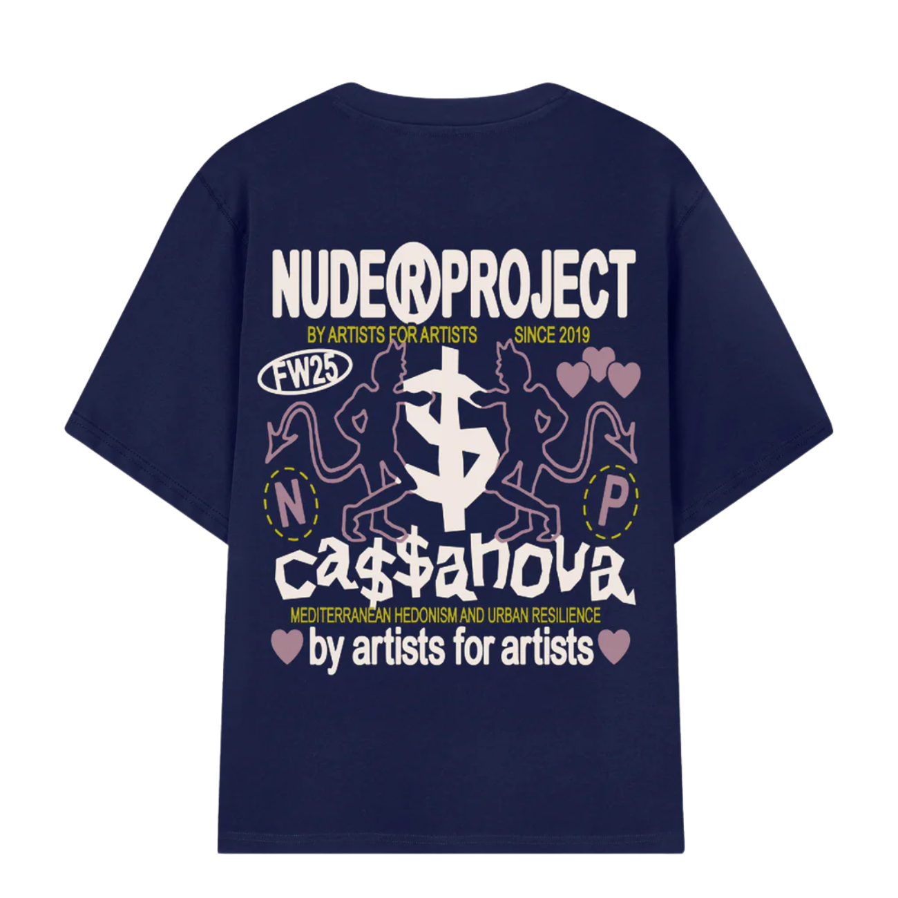 Polera Nude Project Cassanova Azul
