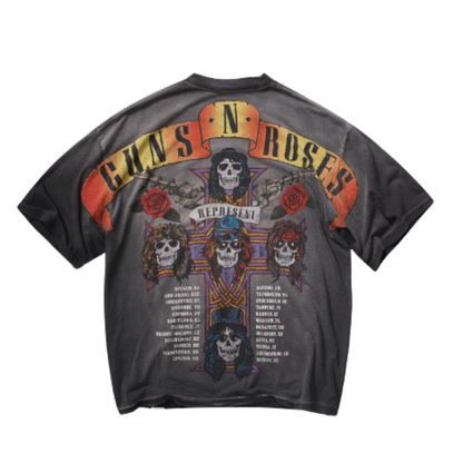 Polera Represent GN'R Tour Stained Black