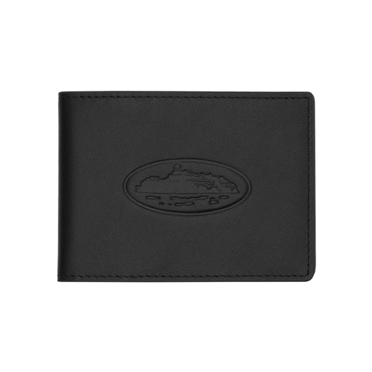 Billetera Corteiz Island Leather Black