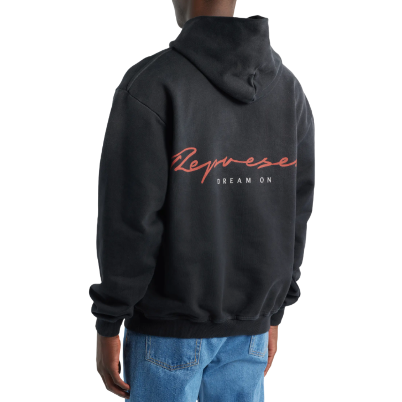 Poleron Represent Chrome Flight Graphic Stained Black