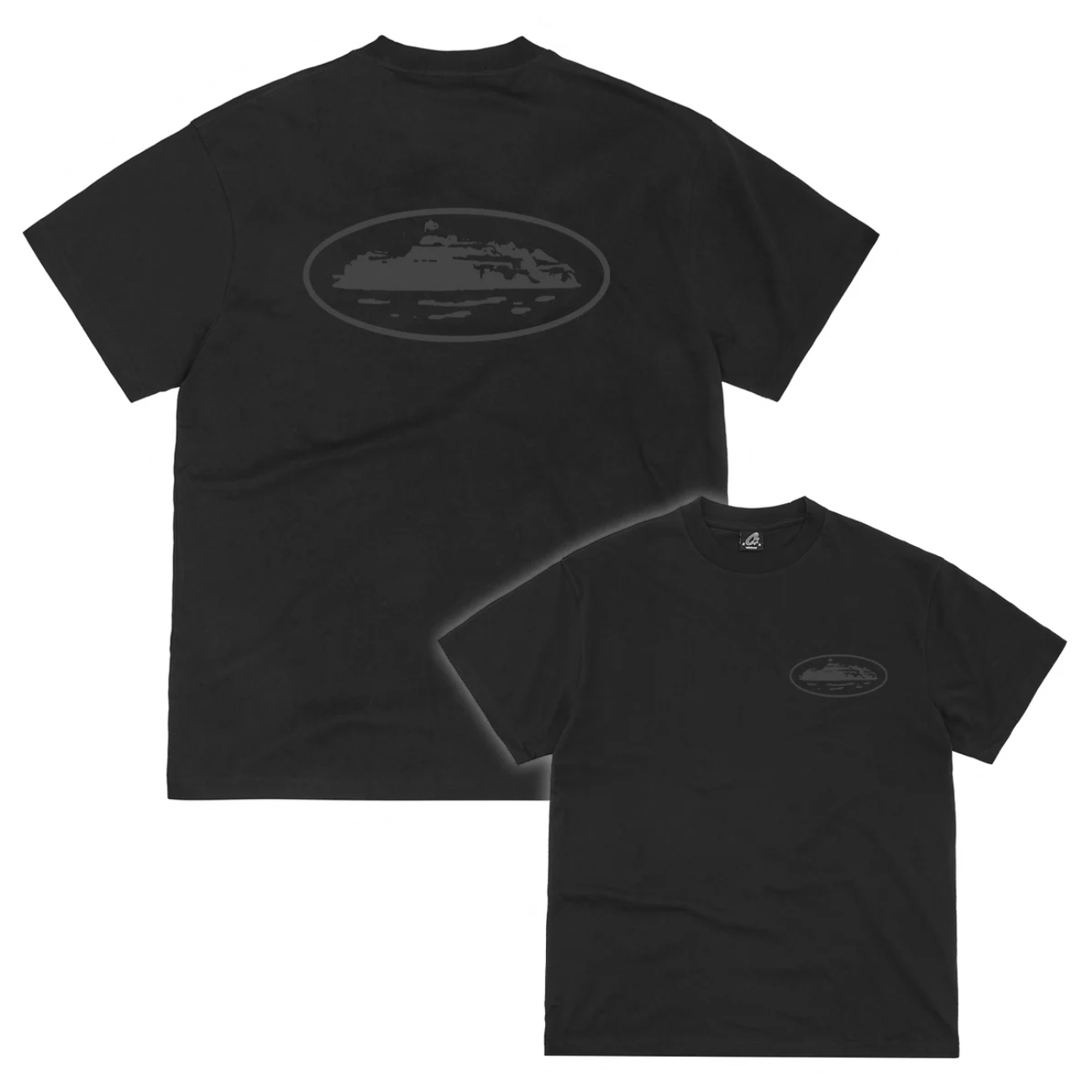Polera Corteiz OG Island Reflective Black
