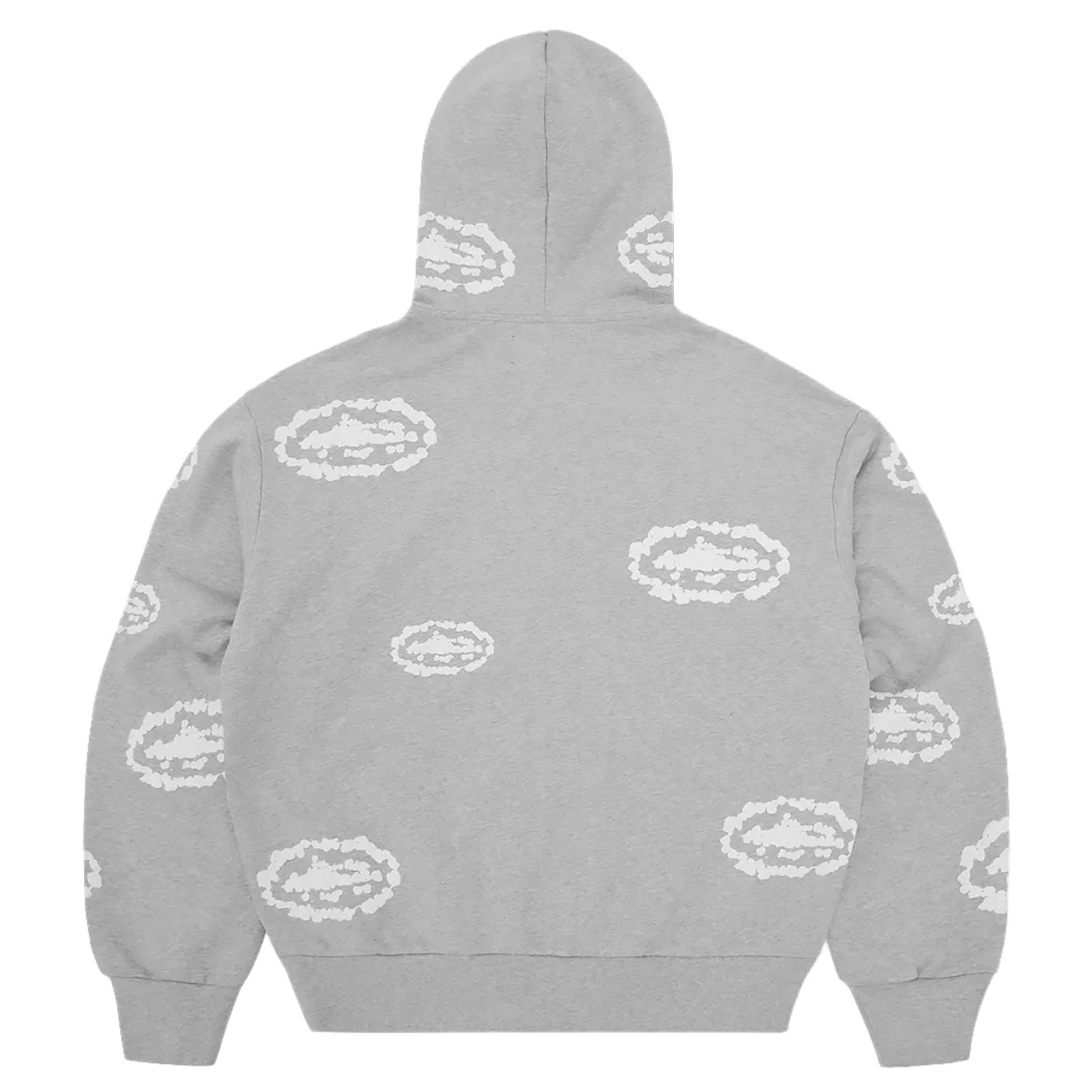 Poleron Corteiz x Denim Tears Zip Hoodie Grey FW25