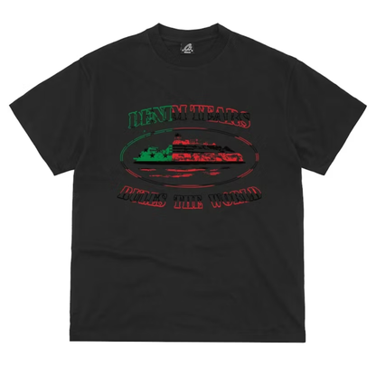 Polera Corteiz x Denim Tears Cortears Black